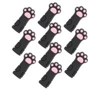 BESTYASH 10piezas Fundas Protectoras de Silicona Forma de Pata de Gato para Pinzas de Dibujos Animados para Tijeras de Cutículas y Herramientas de Manicura para Proteger Tus Alicates de Cut
