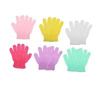 BESTYASH 10piezas Guantes De Baño Exfoliantes Dedales Exfoliantes Suaves Ducha Limpiadores Corporales De Unidades Hogar