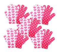 BESTYASH 10piezas Guantes De Baño Exfoliantes Guantes De Ducha Suaves y Para Lavar El Cuerpo