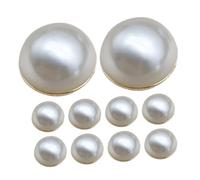 BESTYASH 10piezas Pesas para De Novia Pesas Magnéticas De Perlas Artificiales De Doble Cara Accesorios para y Bufandas para Vestidos y Hijabs