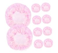 BESTYASH 10piezas Redes Invisibles Para Moños De Ballet Para Mujeres Accesorios De Peinado Duraderos y Fáciles De Colocar Mallas Para Moños De Gimnasia y Danza Diseño Resistente Color Rosa