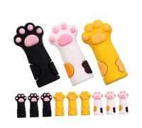 BESTYASH 12 Piezas cubierta protectora de la pinza uñas de los pies muerto pequeño kit de manicura azul pinza para cutículas que sujeta la tapa pinzas tapas gel de sílice