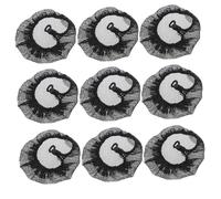 BESTYASH 12piezas Cabello De Alta Elasticidad Para Mujer Diseño Clásico Cordón Redecillas Invisibles Para Moños Accesorios Reutilizables Para Enfermeras y Bailarinas De Ballet