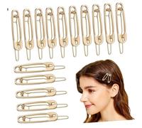 BESTYASH 15 Horquillas Para Cabello Pasador Para Peinado Moño Horquilla Marrón Accesorios Para Cabello Pasador De Seguridad Pinza Para Cabello De Boda Pinzas Negras