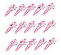 BESTYASH 15piezas Pinza Pelo De Unicornio Lazo Pelo Horquilla Decorativa Para Creativas y Delicadas Horquilla De Unicornio Para Preciosa