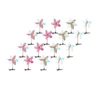 BESTYASH 16piezas Pinzas De Pelo Diseño De Molinete Para Niñas Accesorios Coloridos Para Fiestas Decoraciones De Cabello Adorables y Divertidas