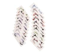 BESTYASH 19piezas Pegatinas de Sombra de Ojos Pegatinas de Tatuaje de Delineador de Ojos de Calavera para Halloween Decoraciones Impermeables Uso Carnaval