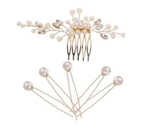 BESTYASH 1juego Clip De Pelo Nupcial Elegante Peina Lateral Accesorios De Boda Peine De De Imitación Juego De Horquillas Para Novia Especiales