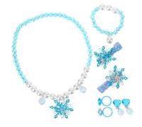 BESTYASH 1juego Collar y Pulsera De Cuentas Para Niñas Set De Joyería Infantil Diseño De De De Cumpleaños Para Pequeñas