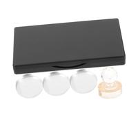 BESTYASH 1Juego Paleta Ojos Vacía Con Espejo Maquillaje Portátil y Durable Incluye Bandejas Adhesivos Doble Para Cosméticos