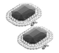 BESTYASH 1par Clips De Zapatos Rhinestones Decoraciones Para Zapatos De Boda Accesorios Para Novias Clips Extraíbles Para Calzado Adornos De Piedras Brillantes
