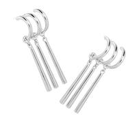 BESTYASH 1par Pendientes Largos De Tres Garras Diseño De Flecos Para Mujer Aretes Minimalistas De Pendientes De Estilo Único Para Ocasiones Especiales