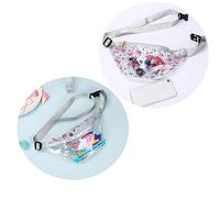 BESTYASH 1pieza Riñonera Ajustable De PVC Diseño De Unicornio para Mujeres y Niñas Bolsa Deportiva Casual para Correr Senderismo y Uso Diario