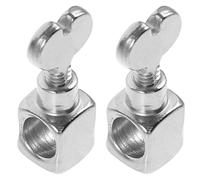 BESTYASH 2 Abrazaderas de Aguja de Metal en Color Plata Accesorio Versátil y Solución de Respaldo para Máquina de Coser Doméstica