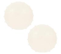 BESTYASH 2 Balones de Caucho para Perros Grandes Que Brillan Oscuridad, Resistentes Mordeduras, Juguete Interactivo para Jugar Dentro de Casa