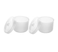 BESTYASH 2 cajas desinfectantes de manicura con filtro, recipiente desinfectante de alta temperatura para el cuidado de las uñas, solución para salón y bricolaje de uñas