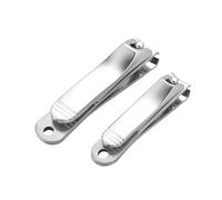 BESTYASH 2 Cortaúñas Plegables Herramientas Para Uñas Alicates Para Uñas Pinzas Para Uñas Cortaúñas Herramientas De Manicura Herramienta Para Uñas Pinza Para Uñas Plateada