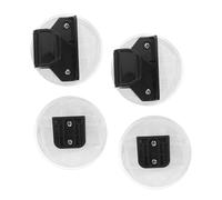 BESTYASH 2 Juegos Kit Acoplamiento para Barrera Infantil Retráctil Soporte de Base de Parque Plástico Fácil Instalación para Interiores