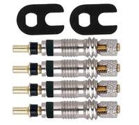 BESTYASH 2 Juegos Kit de Herramientas Presta Tubeless de Cobre | Aleación con Diseño Estriado y Agarre Ergonómico, Extracción de Núcleo Desmontable, para Taller y Ruta