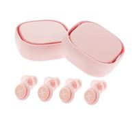 BESTYASH 2 Juegos Para Los Anti-ruido Durmiendo Pequeño Para Los Para Dormir Suave Para Los Anti Ruido Tapón Para Dormir Rosa Gel De Sílice Nano