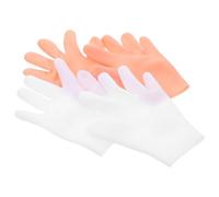 BESTYASH 2 pares Guantes Hidratantes Profesionales Portátiles para Manos Suaves y Reutilizables para Cuidado Casa y Viaje Protección contra Sequedad y Arrugas