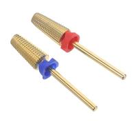 BESTYASH 2 Piezas Cabeza De Molienda Brocas Para Uñas Clavo Perforar Manicura Polaco Brocas De Uñas Taladro De Uñas Taladro Para Uñas Broca Para Uñas Aleación