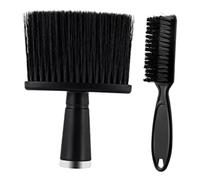 BESTYASH 2 Piezas cepillo de pelo roto cepillo de afeitar de peluquería cepillo de afeitar de los hombres cepillo plumero para el cuello de lana de fibra