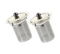 BESTYASH 2 piezas Colador de Inoxidable con Tapa de Tetera y Infusiones