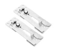 BESTYASH 2 Piezas Conectores Seccionales para Sofá Plateado de Unión Interlock con Dientes para Muebles Modulares Fácil Instalación y Reutilizable para Sofás Esquinero