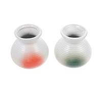 BESTYASH 2 Piezas de Olla de Cerámica para Hielo Seco Estilo Japonés, Porta Palillos de Dientes y Decoración de Mesa para Restaurantes y Sushi