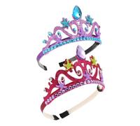 BESTYASH 2 Piezas Diadema de Estilo Océano para Niña Forma de Estrella de Mar Decoración de Princesa Tocado para Cumpleaños