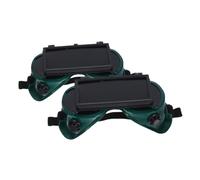 BESTYASH 2 piezas Gafas de Soldadura con Oscurecimiento Automático Protección Ocular y Diseño Dualflip para Seguridad Soldadura y Corte Lentes Antivaho y Resistentes