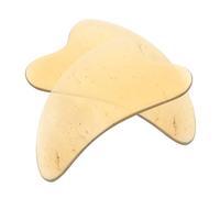 BESTYASH 2 Piezas Guasha Facial Sculpting Tools Ergonomic Horn Scraper Boards For Dark Circles Reduction Neck And Face Massage Portable Skin Care Instruments