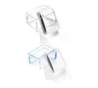 BESTYASH 2 Piezas Herramienta de Estampado para Manicura Femenina Sello Cuadrado de Plástico, Práctica y Especial para Decoración DIY y Salón de Arte de Uñas