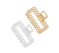 BESTYASH 2 Piezas Horquilla De Agarre De Cadena Pelo Forma De Garra Pinzas Pelo De Niña Pinzas Para Peinado Para Mujer Cabello