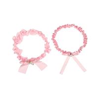 BESTYASH 2 Piezas Liga De Novia Nupcial Para Boda Conjunto De Piernas De Novia Bandas Cabello De Legado De Lindo y Adorable