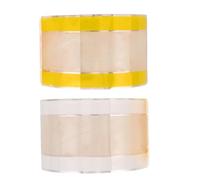 BESTYASH 2 Piezas Nail Art Stamper Cleaning Tape Disposable Oil Absorbing Pattern Removal Sheets Easy Peel-off Manicure Tool For Precise Nail Stamp Maintenance