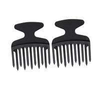 BESTYASH 2 piezas Peine de Peluquería de Dientes Anchos y Resistentes para Peinados Versátiles Masaje Suave del Cabelludo Diseño Práctico y Duradero para Hombres y Diario