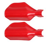 BESTYASH 2 Piezas Protector de Manillar para Motocicleta y Scooter, Rojo, | Cubierta Elegante y Moderna, Instalación Fácil, Resguardo Frente a Lluvia y Residuos en Trayectos Largos
