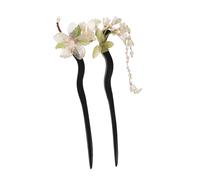 BESTYASH 2 Piezas Vintage Chinese Flower Hairpins Handmade Wooden Tassel Hair Sticks Retro Hanfu Accessories For Weddings Parties And Daily Styling