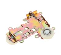 BESTYASH 2 Rodillos Deslizantes para Puertas de Armario Marco de Metal y Madera, Herrajes de Repuesto en Acero Zincado, Ruedas Silenciosas para Puertas Corredizas, Instalación Fácil