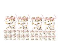 BESTYASH 2 Series Bolsa De Gasa De Pequeñas Bolsas De Organza Con Cordón Bolsas De Joyería En Forma De Corazón De Organza Para Boda Bolsitas Con Cordón Rosa Malla 100 Piezas*2