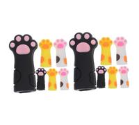 BESTYASH 2 Series Corte De Gatos Corte De Piel Muerta Cubierta De Pinza De Uñas Chiquillo Dedo Nail Art Tijeras Pinzas Cubierta Funda Para Corta Cutículas De Uñas 6 Piezas*2