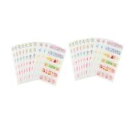 BESTYASH 2 Series De Impermeable Y Transpirable Almohadillas Parches Heridos De Dibujos Animados Extra Pegatinas De Heridos Pequeños Vendajes Educación Física 60 Piezas*2