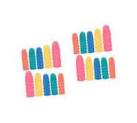 BESTYASH 2 Series Mangas De Los Dedos Para El Trabajo Protección Cubre Dedos Antiadherentes Tapones Para Los Dedos Almohadillas Cosecha Cubrir Caliente Caucho Color Aleatorio 50 Piezas*2