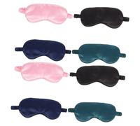 BESTYASH 2 Series Máscara Para Ojos Cubierta Suave Para Descansar Casa Lavable Y Marino 4 Piezas X 2