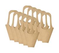 BESTYASH 20 Piezas Bolsa De De Flores Floral Con Embalaje Plano Ramo Acuerdo Pequeño Tejido Boda Ramas Bolsas Para Florista Decoración Bouquet De Flores Marrón Papel