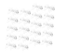 BESTYASH 20 Piezas Lazos para Clips Acrílicos para Niñas Accesorios para Bodas y Fiestas Tocados y Cómodos