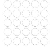 BESTYASH 200piezas Anillos de Etiqueta para Boda Color Plata Marcadores para Bebidas de Despedida de Soltera Identificador de Copas para Eventos Festivos y Bodas