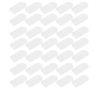 BESTYASH 200piezas Protector De Dedos De Tela No Tejida Protectores Transpirables Para Dedos Fundas Limpieza Dental De Perros y Gatos Patrón De Perlas De Doble Cara